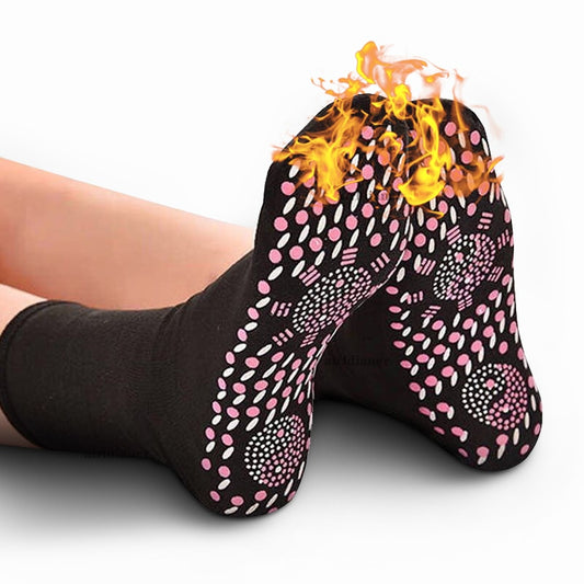 Winter Self-heating Health Care Socks Massage Short Sock Magnetic Therapy Comfortable Warm Sox